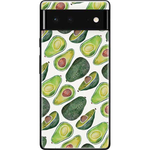 Cat Coq Avocados Google Pixel 6 Skin
